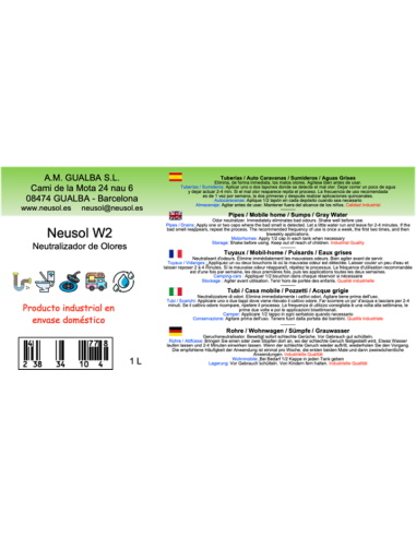 Neusol W2 - Neutralizador de olores...