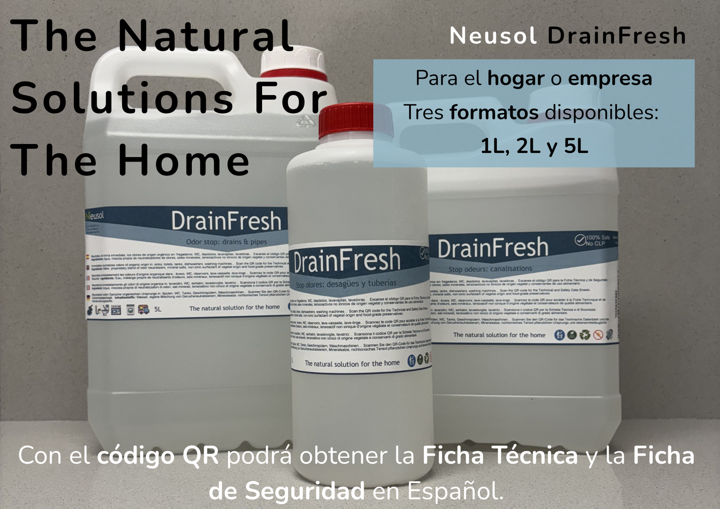 Neusol DrainFresh – Neutralizador de olores en desagües
