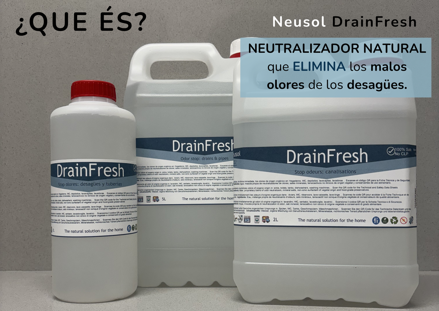Neusol DrainFresh – Neutralizador de olores en desagües