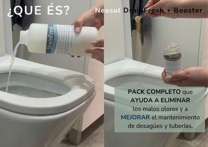 DrainFresh + Booster: doble acción contra los olores en desagües