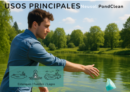Neusol PondClean – Control biológico de algas y olores en estanques