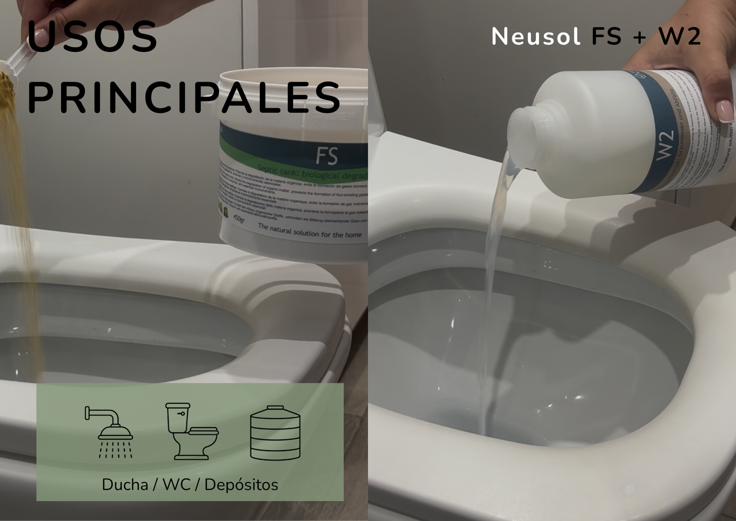 Neusol FS W2 – Pack completo para fosas sépticas