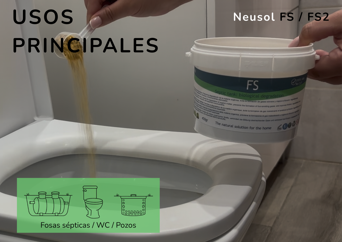 Neusol FS – Activador biológico para fosas sépticas