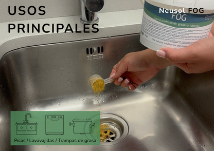 Neusol FOG – Eliminador de grasas y olores en desagües