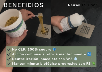 Neusol FS W2 – Pack completo para fosas sépticas