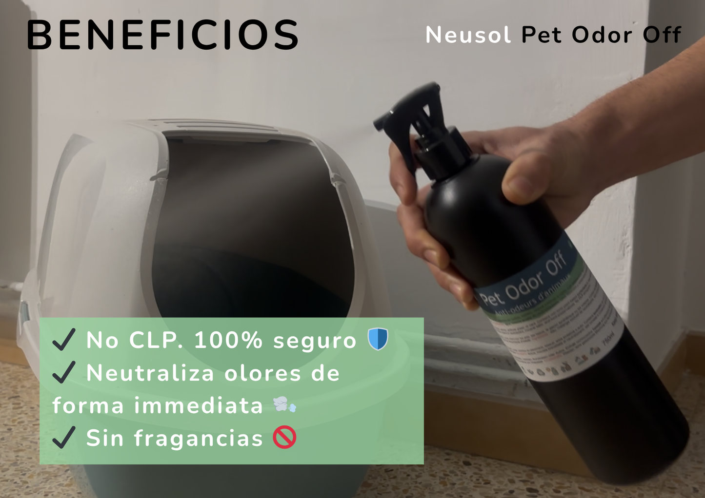 Neusol Pet Odor Off – Neutralizador de olores de mascotas