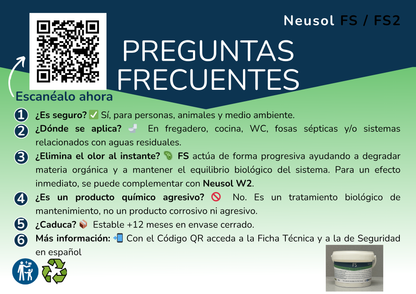 Neusol FS – Activador biológico para fosas sépticas