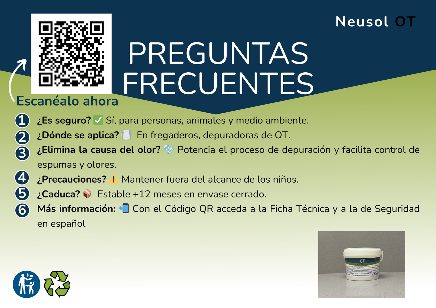 Neusol OT – Activador biológico para depuradoras de oxidación total