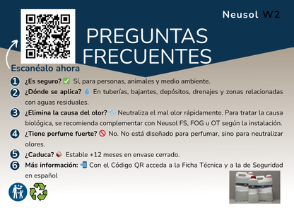 Neusol W2 – Neutralizador de olores multiuso